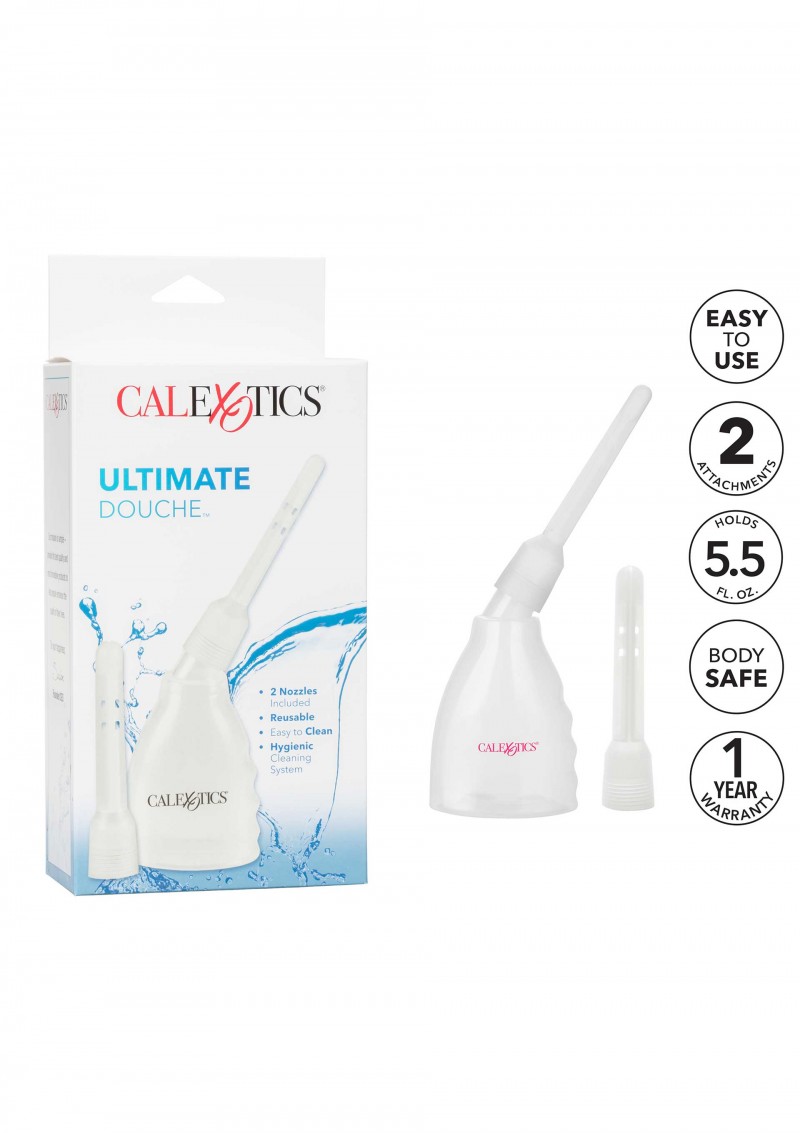 Irigator Vaginal si Anal Ultimate Douche Transparent, Nr. 6, Erotic24.ro