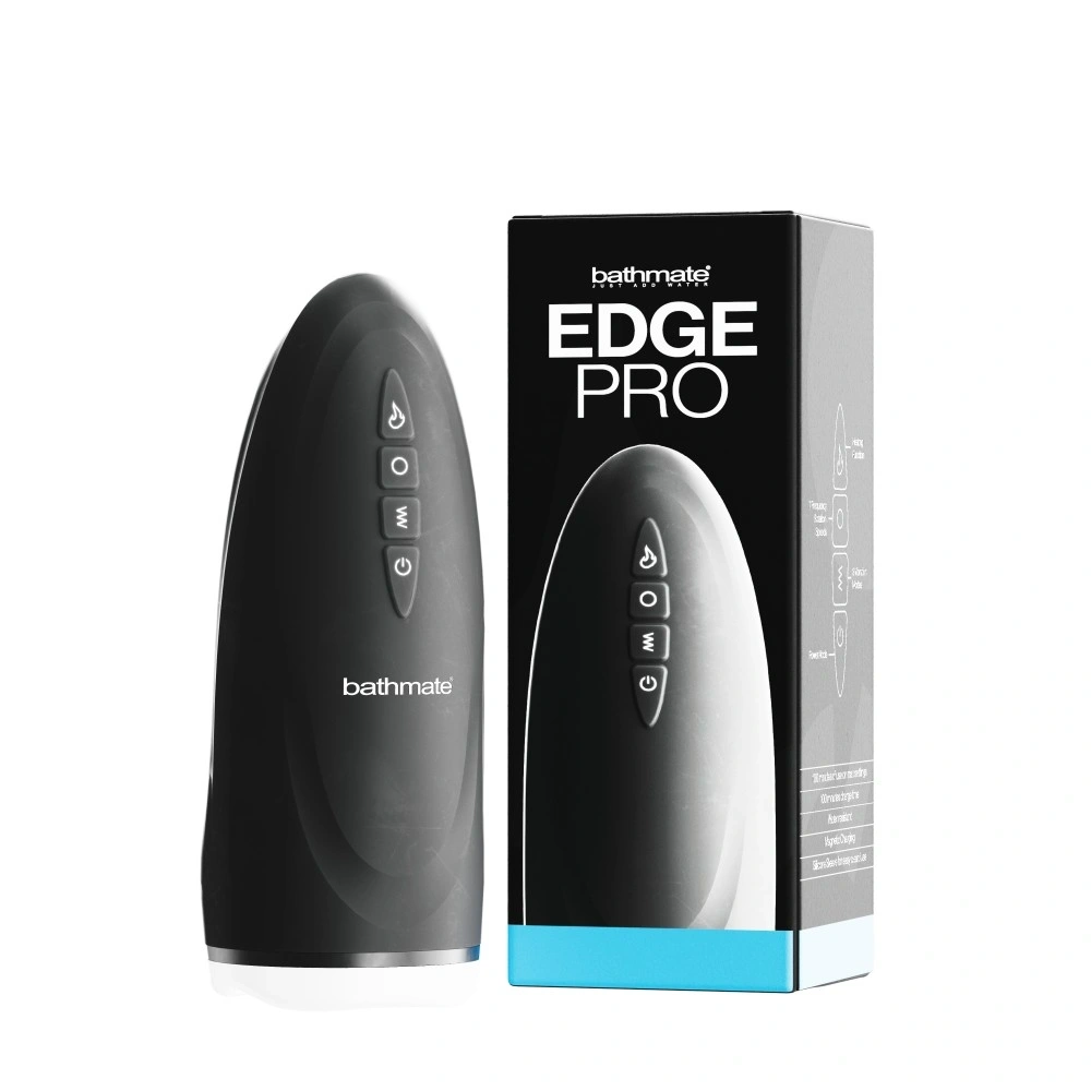 Jucarii Sexuale - Masturbator Edge Pro, 3 Moduri Vibratii, 7 Moduri Rotatii, Functie Incalzire, USB, Negru, Erotic24.ro