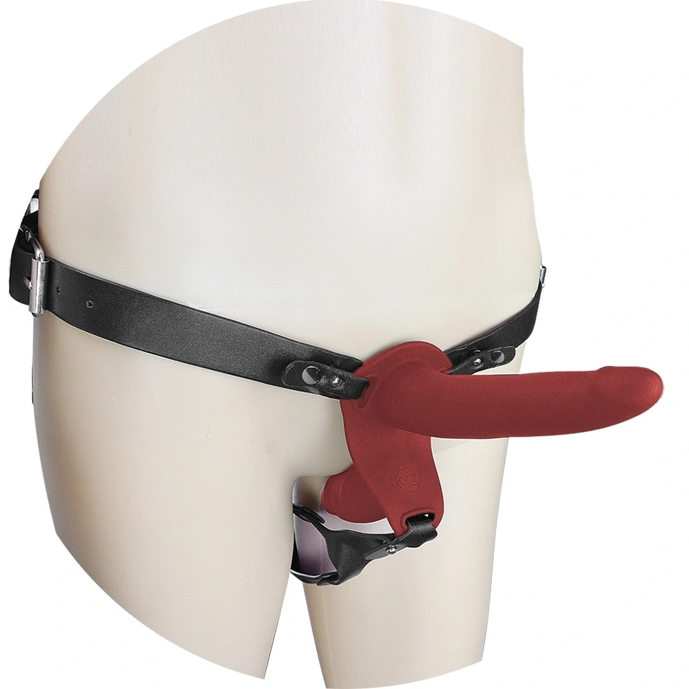 Jucarii Sexuale, Strap-on pentru Femei, Remote Control, 10 Moduri Vibratii, Silicon, USB, Rosu, Passion Labs, Erotic24.ro