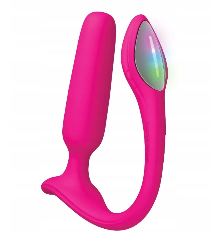 Jucarii Sexuale, Vibrator Lovense Lush Anal, Bluetooth Control, Free App, Silicon, Roz, Erotic24.ro