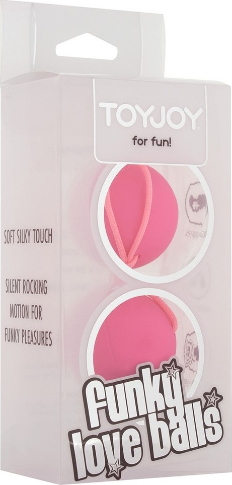 Bile vaginale - Funky Love Balls - roz, Nr. 2, Erotic24.ro