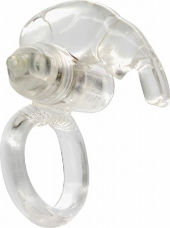 Inel Rabbit Cockring Transparent, Nr. 1, Erotic24.ro