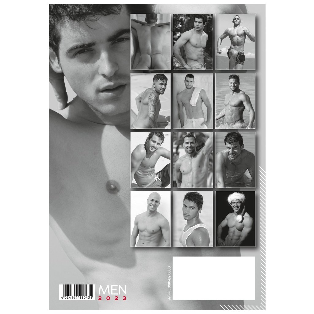 Calendar Sexy Men 2023 in SexShop KUR Romania