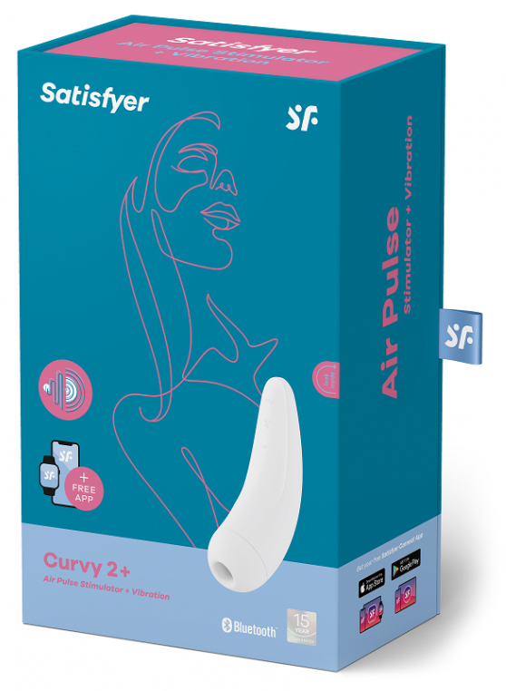 Stimulator Clitoris Curvy 2+ Air Pulse&V in SexShop KUR Romania