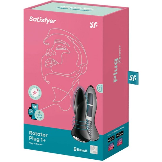 Vibrator Anal Rotator Plug 1+, Bluetooth in SexShop KUR Romania