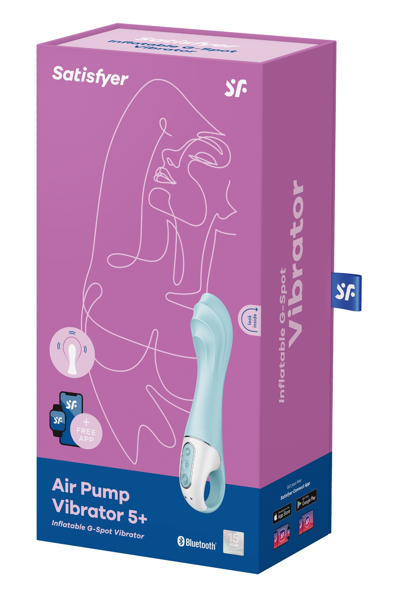 Vibrator Air Pump 5+ Inflatable G-Spot Free App