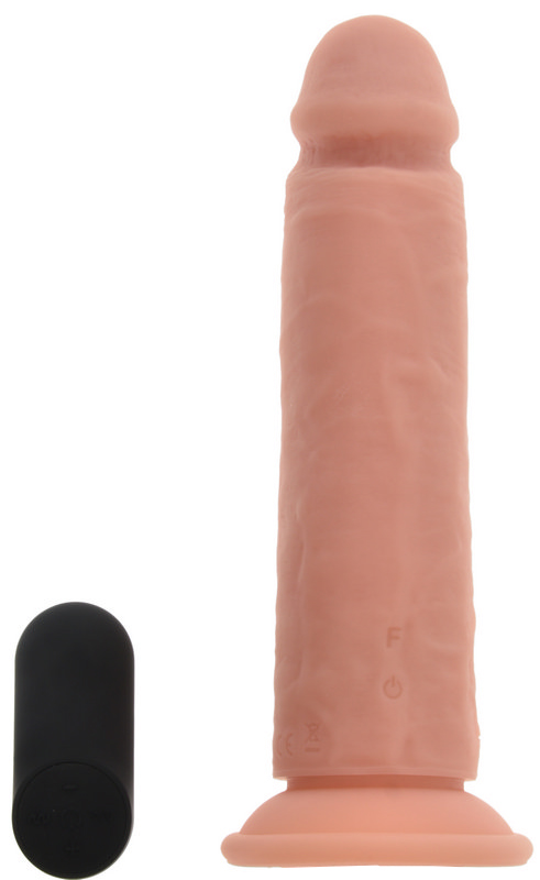 Vibrator Realist Remote Control Silicon Lichid USB 24 cm JGF Premium Sex Toys
