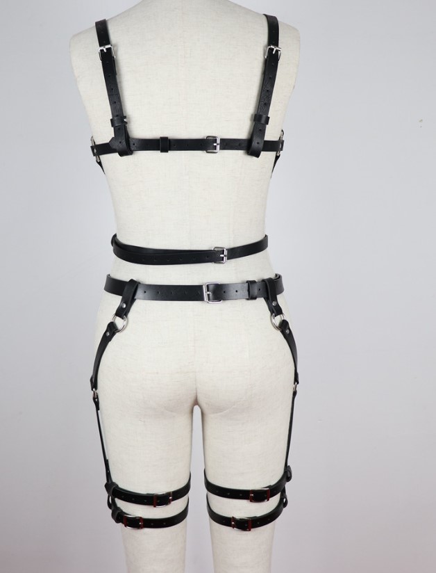 Set Harness Wiched Piele Ecologica OS in SexShop KUR Romania