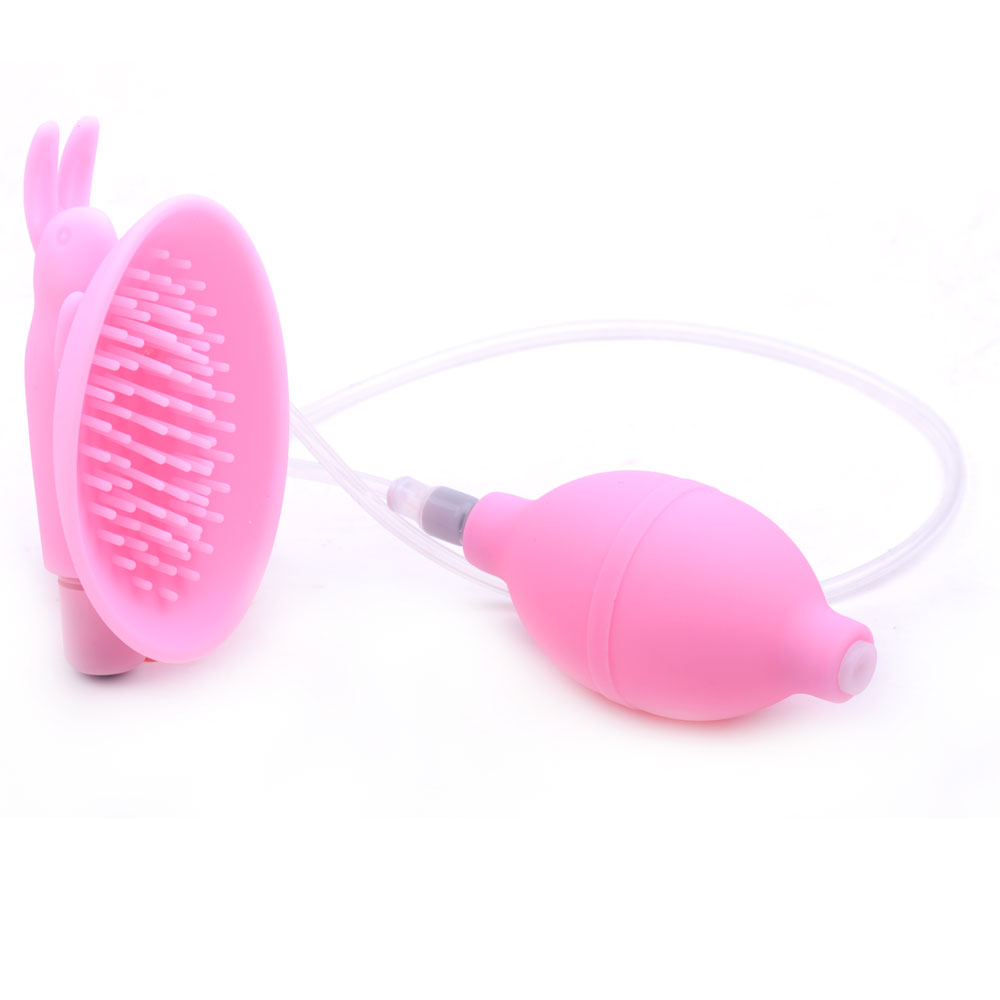 Pompa Clitoris 7 Moduri Vibratii Roz Silicon Guilty Toys