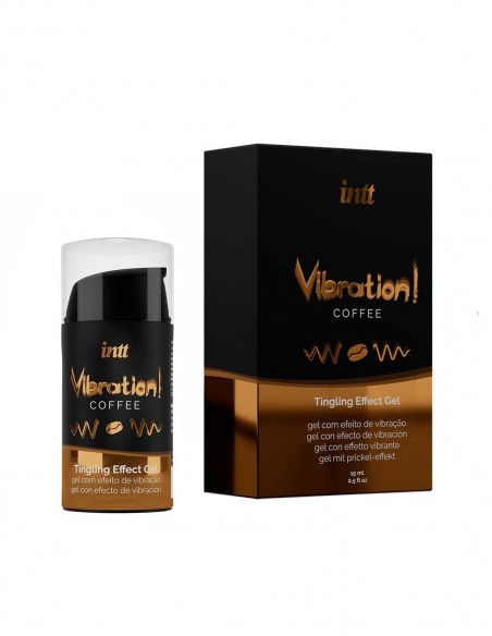Gel cu Efect Vibrator Aroma Cafea 15 ml in SexShop KUR Romania