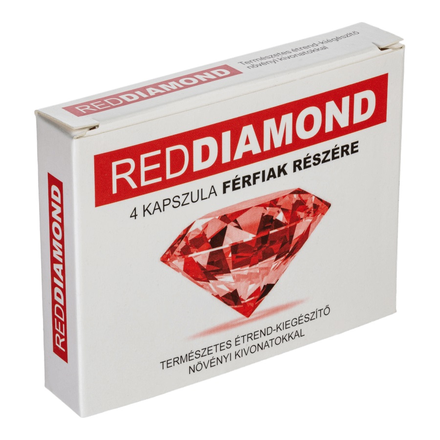4 Capsule Red Diamond pentru Performanta in SexShop KUR Romania