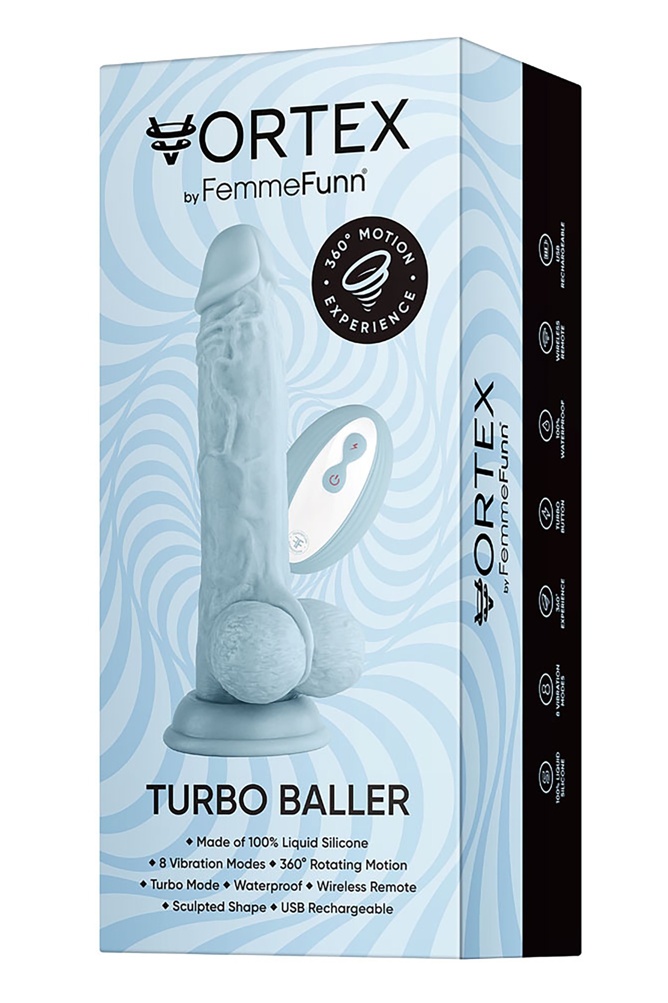 Vibrator Realist Vortex Turbo Baller Fem
