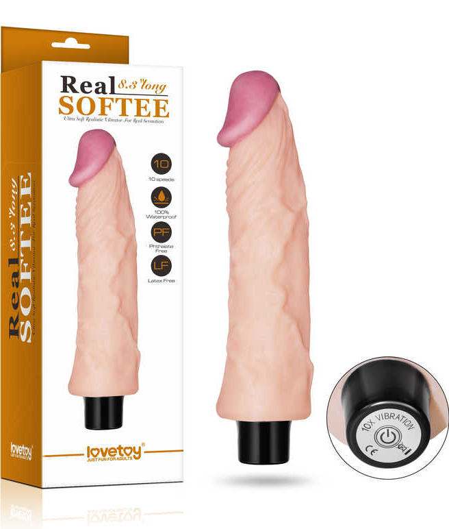 Vibrator Realist Real Softee, 10 Moduri  in SexShop KUR Romania