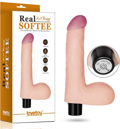 Vibrator Realist Real Softee, 10 Moduri  in SexShop KUR Romania
