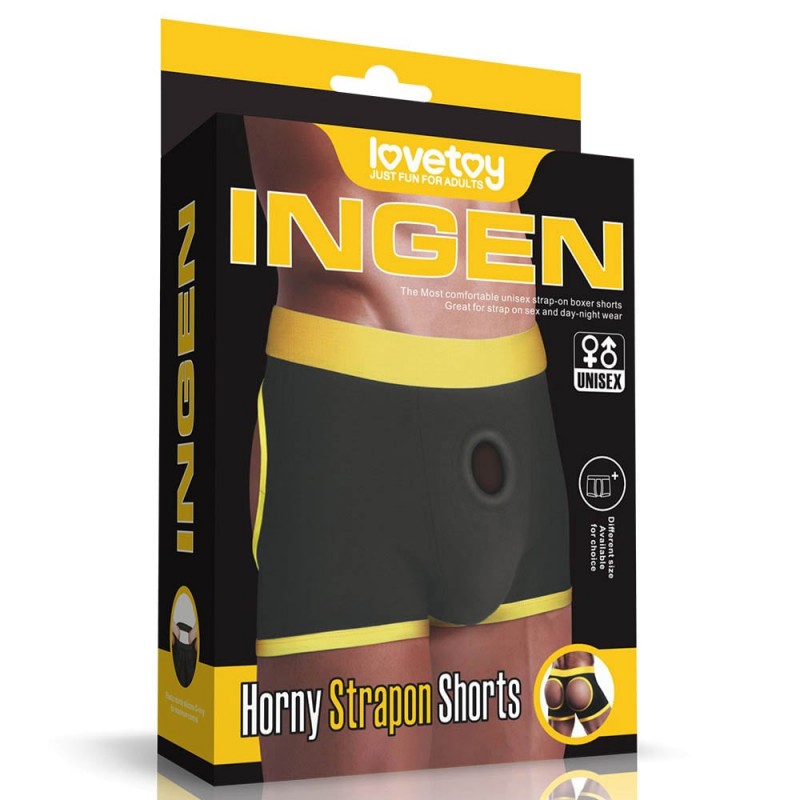 Strap-on Ingen Unisex Horny Shorts, Negr in SexShop KUR Romania