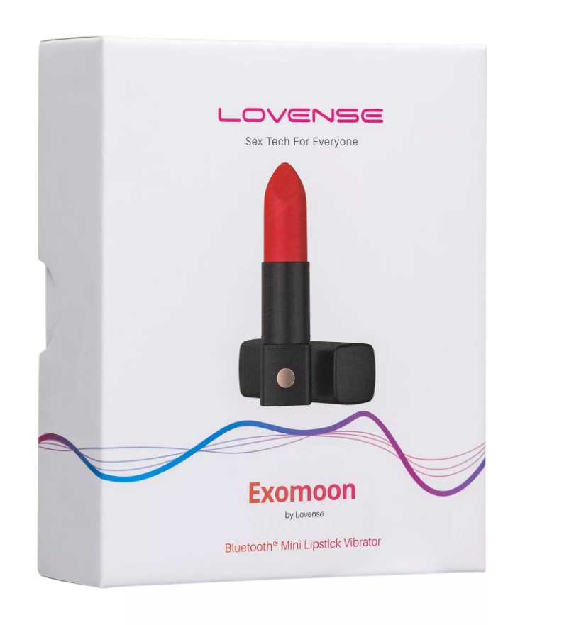 Vibrator Lipstick Lovense Exomoon Blueto in SexShop KUR Romania