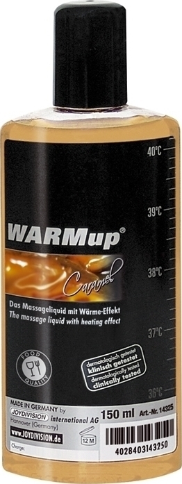 Ulei de masaj Warmup - caramel 150ml
