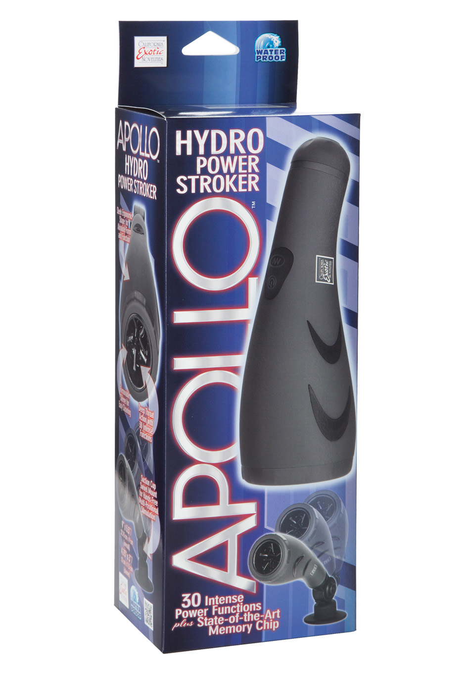 Masturbator Apollo Hydro Power Stroker 30 Functii Cip Memorie Negru