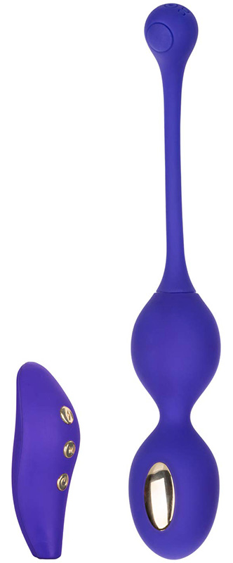 Bile Vaginale Vibratoare E-stimulator Dual Kegel Exerciser Violet