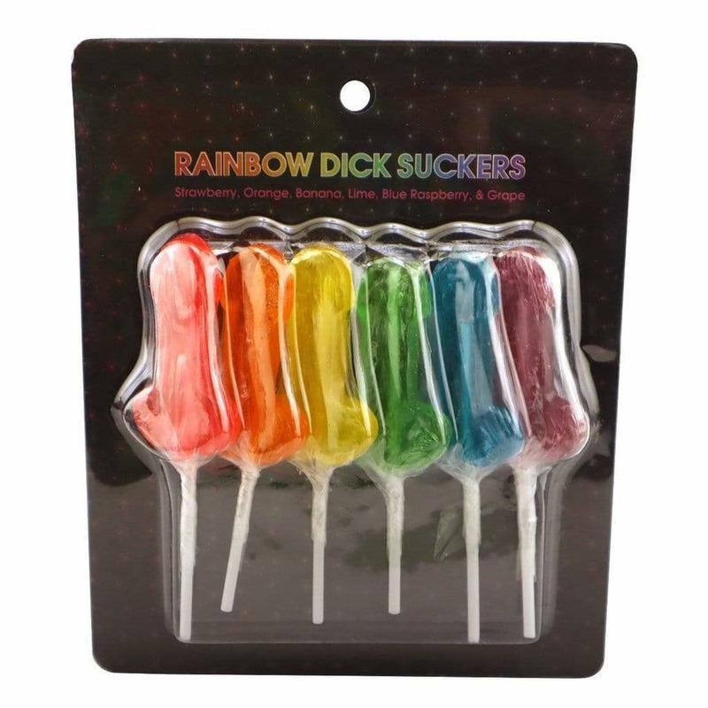 Set 6 Acadele Rainbow Dick Suckers