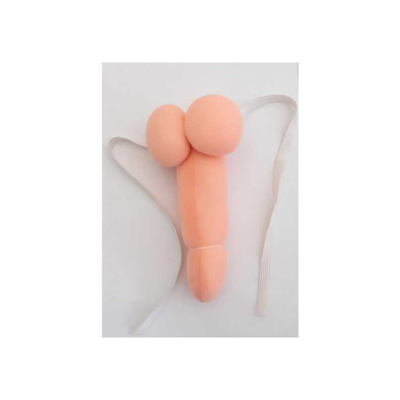 Penis cu Testicule si Elastic 17 cm in SexShop KUR Romania