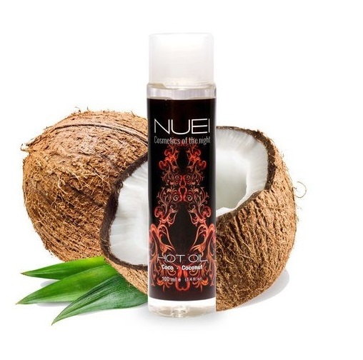 Nuei Cosmetics Ulei de masaj hot aroma cocos 100 ml