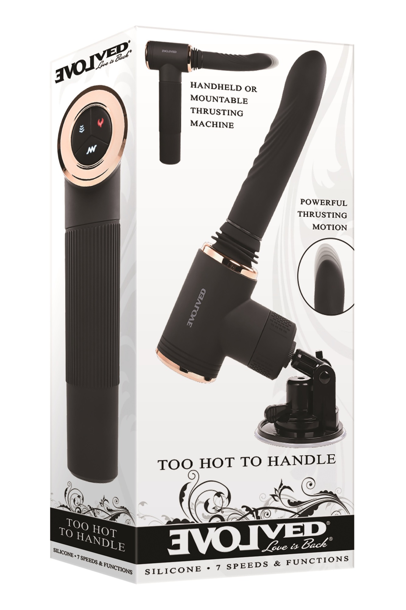 Vibrator cu Suport Hands Free Too Hot To