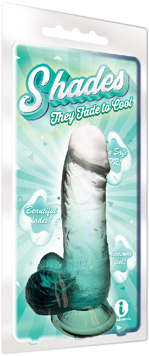 Dildo Realist Shades Jelly clear/Verde S in SexShop KUR Romania