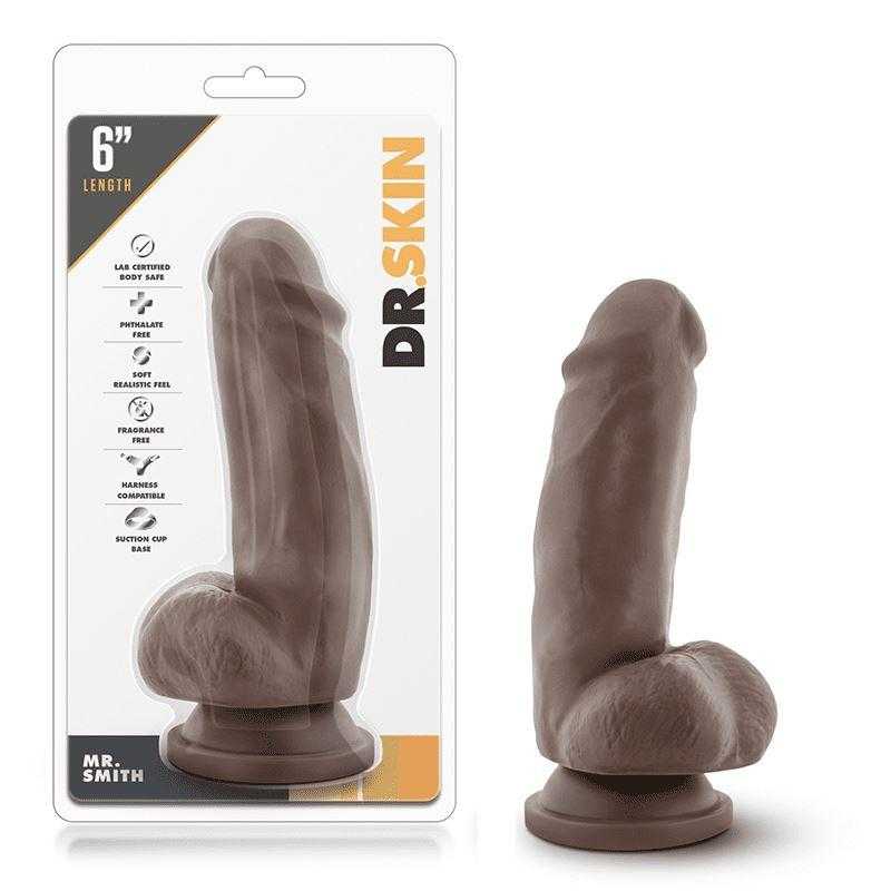 Dildo Realist Dr. Skin Suction Cup 17.7  in SexShop KUR Romania