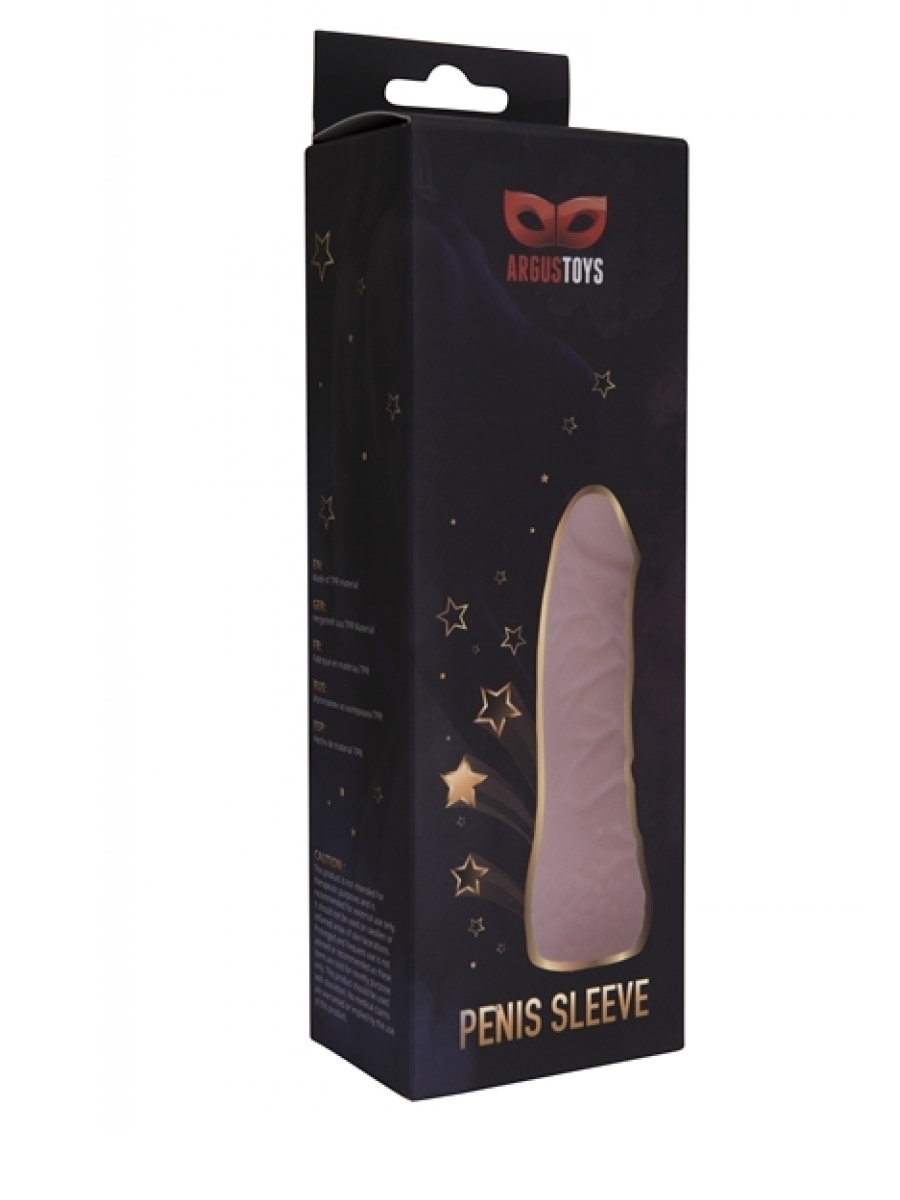 Prelungitor De Penis Realist +3.5 cm, TPR Elastic, Natural