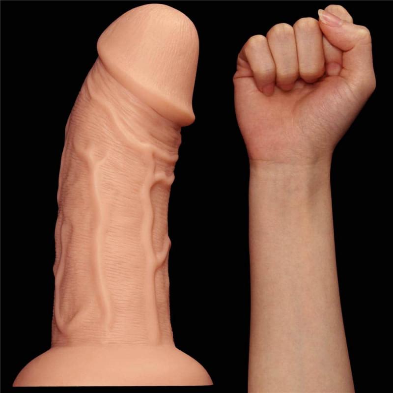Dildo Realist King-Sized Curved 24 cm