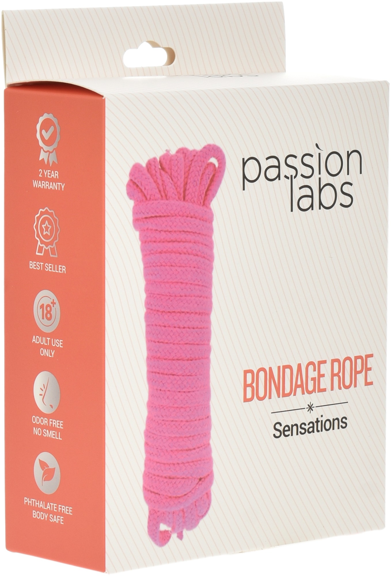 Sfoara Bondage Rope, Rosu, 5 m, Passion 