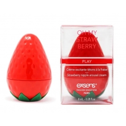 Crema Stimulatoare pentru Sfarcuri Oh My Strawberry, Aroma Capsuni, 8 ml
