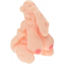 Masturbator Papusa Mitologica Sheep Horn Silicon Lichid 22.5 cm Guilty Toys