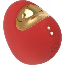 Vibrator Clitoris Heart Chiara 10 Moduri Vibratii+5 Moduri Suctiune Silicon USB Rosu Mokko Toys 