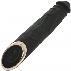 Vibrator Realist David Silicon Silent Mode 10 Moduri USB 22 cm Guilty Toys