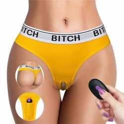 Bikini XS-S cu Glont Vibrator Remote Control 10 Moduri Vibratii USB 