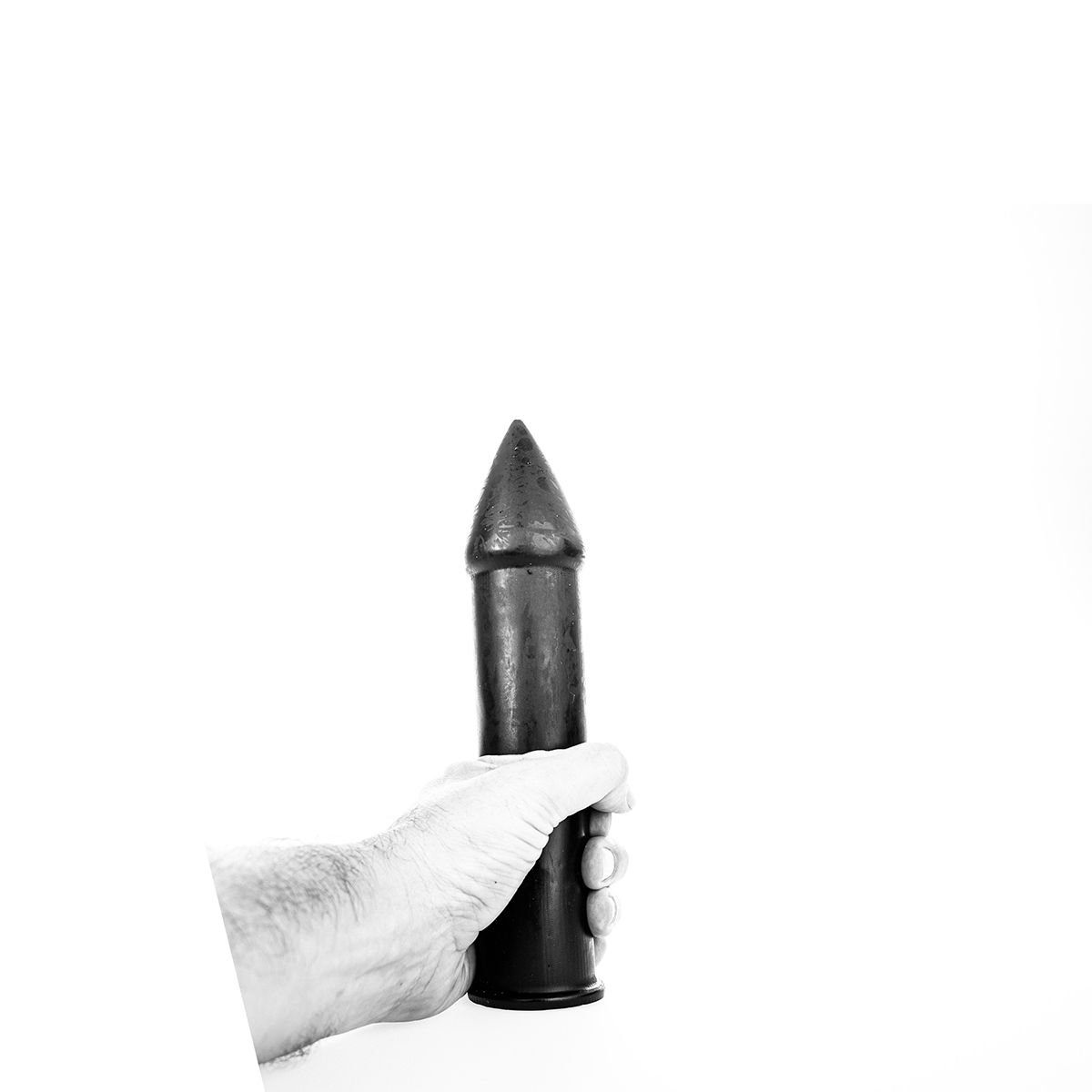 Dildo Pointed Tip All Black 24 cm in SexShop KUR Romania