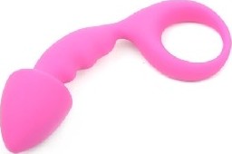 Dop anal Curved Confort Roz Mokko Toys