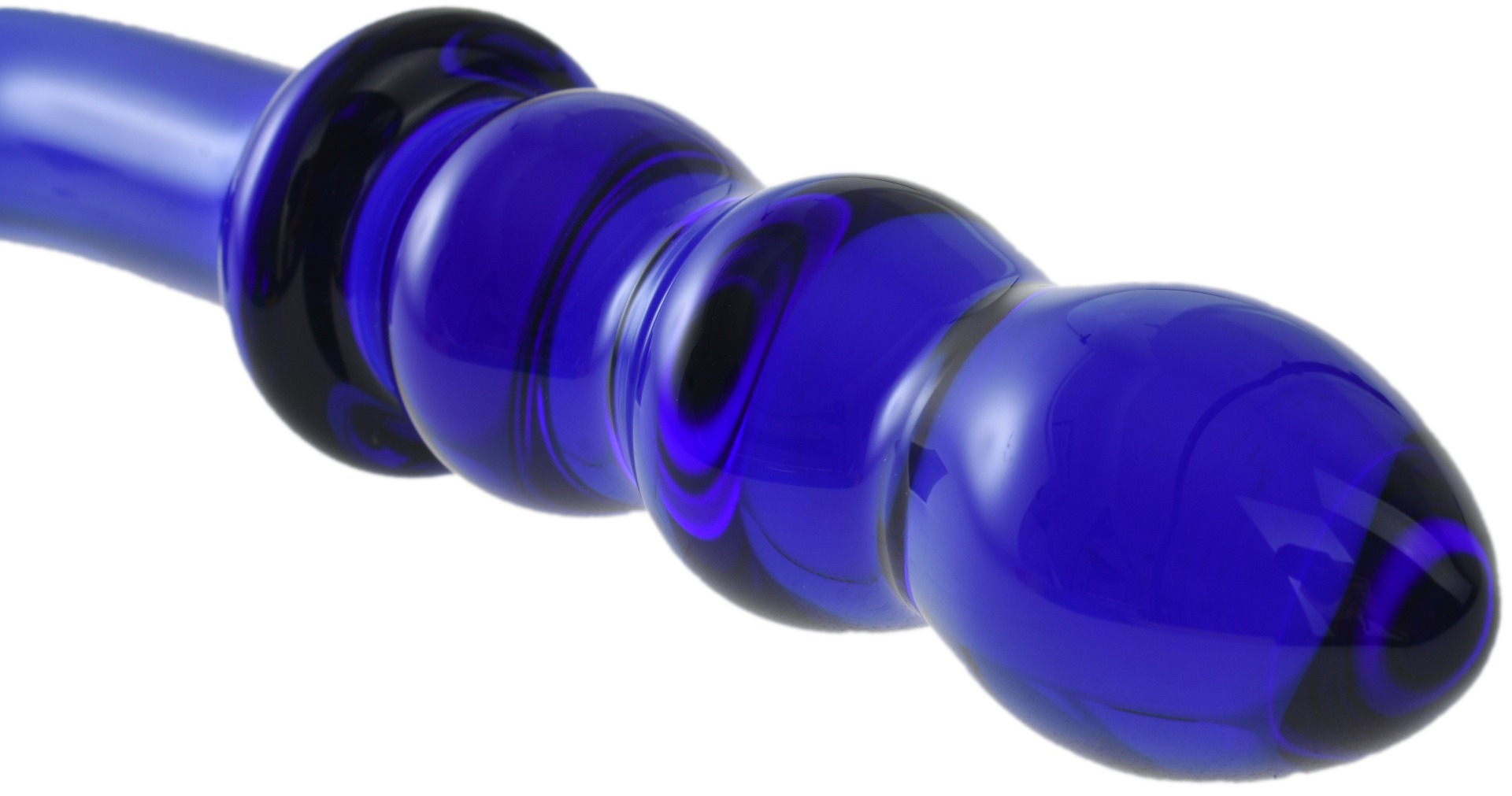 Dildo Sticla G-Spot Albastru 18.5 cm Mokko Toys