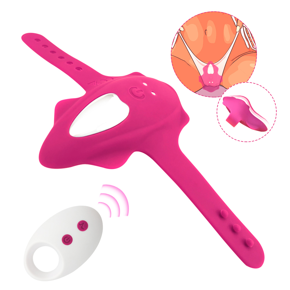 Stimulator Clitoris Bikini Pricin Remote Control Silicon Roz 10 Moduri Vibratii Passion Labs