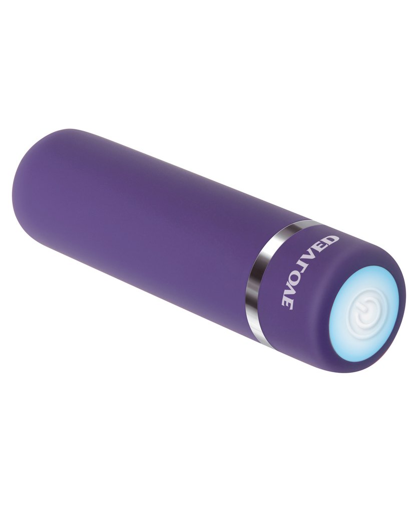 Glont Vibrator Purple Passion 7 Moduri Vibratii USB 7.1 cm Evolved