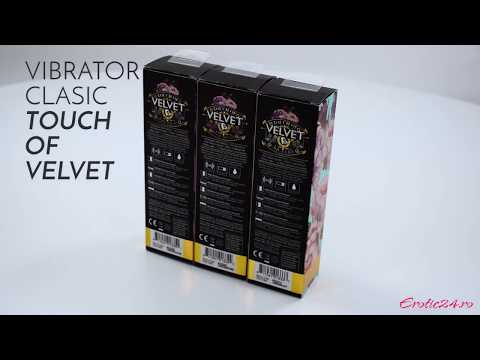 Vibrator Clasic Touch of Velvet, 10 Moduri Vibratii, Aqua Lily, 9 cm