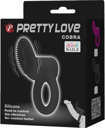 Inel de Penis Cobra cu Stimulator Clitor in SexShop KUR Romania