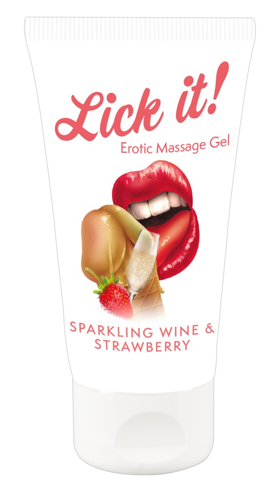 Lubrifiant Comestibil Lick-It Vin Spuman in SexShop KUR Romania