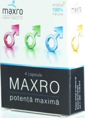 Maxro 4 capsule in SexShop KUR Romania