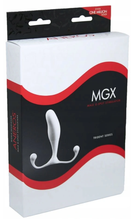 Stimulator Prostata MGX Trident White in SexShop KUR Romania