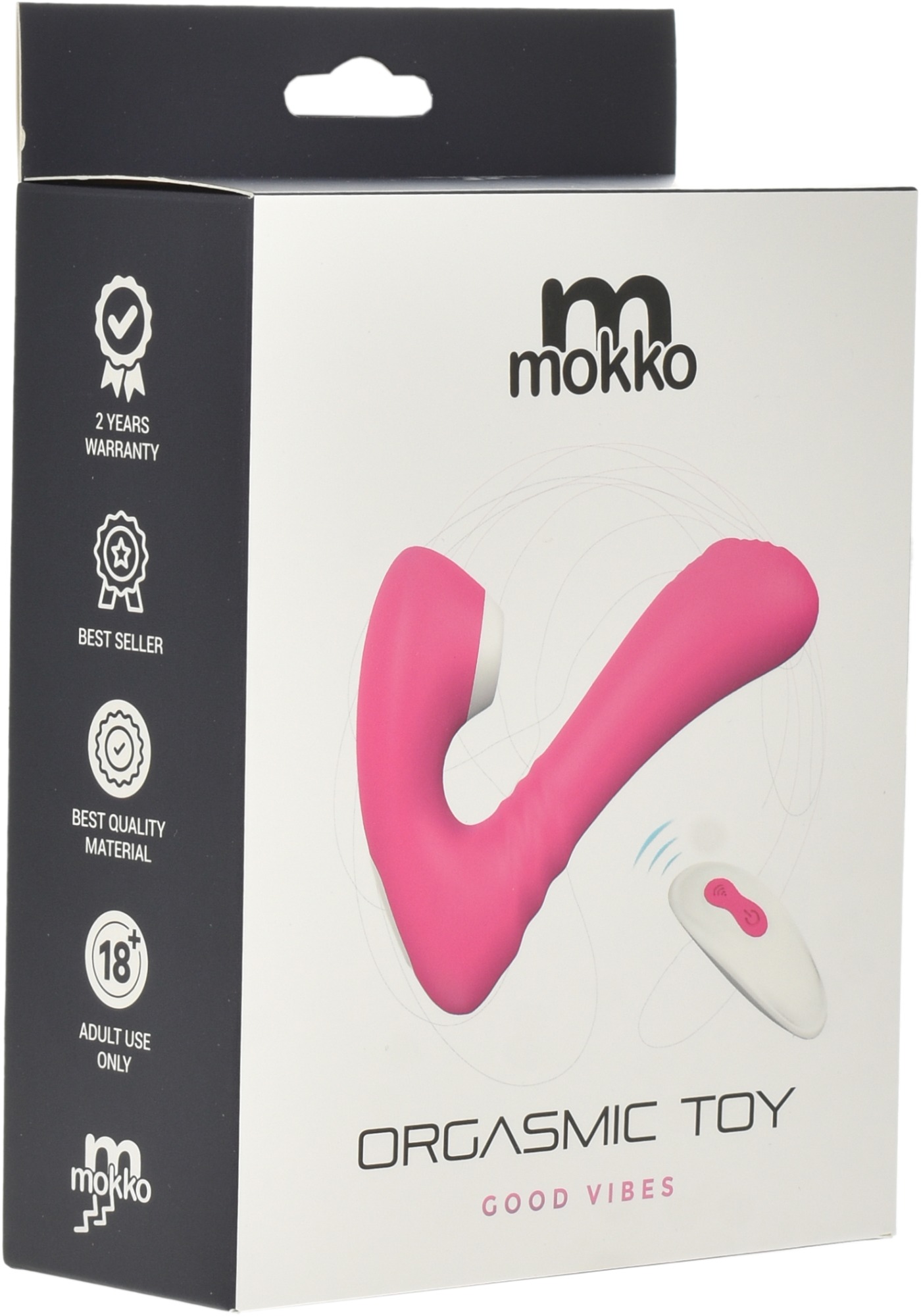 Vibrator Orgasmic Toy Dubla Stimulare Mov Remote Control USB Mokko Toys