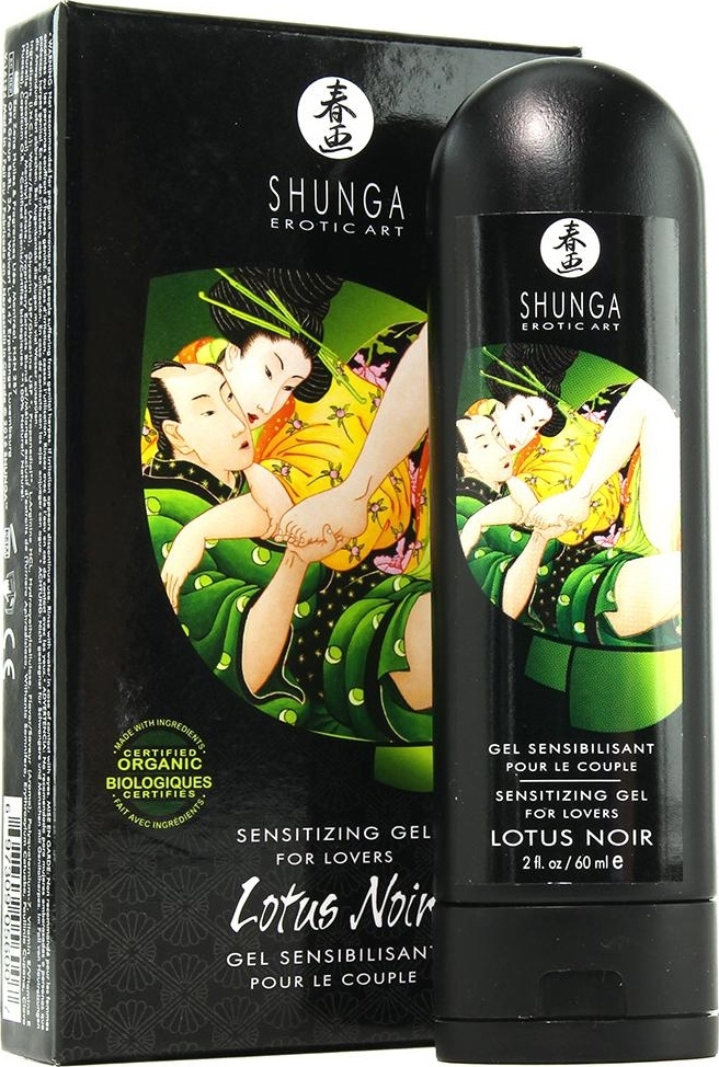 Gel Stimulent Shunga Lotus Noir 60ml in SexShop KUR Romania