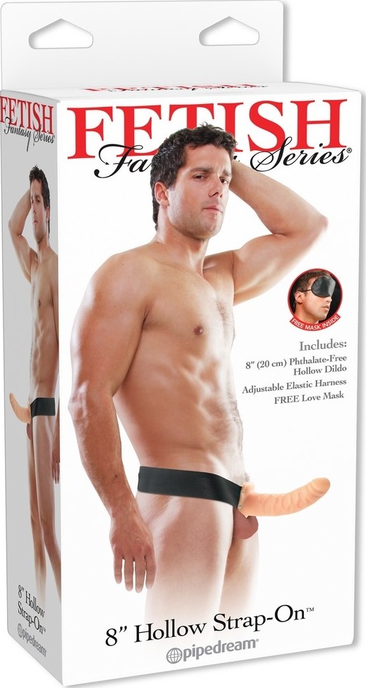 Strap-On Hollow 8 natural in SexShop KUR Romania